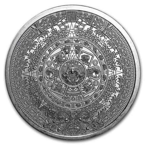 1 oz Silver Round - Aztec Calendar 1 oz Silver Round - Aztec Calendar